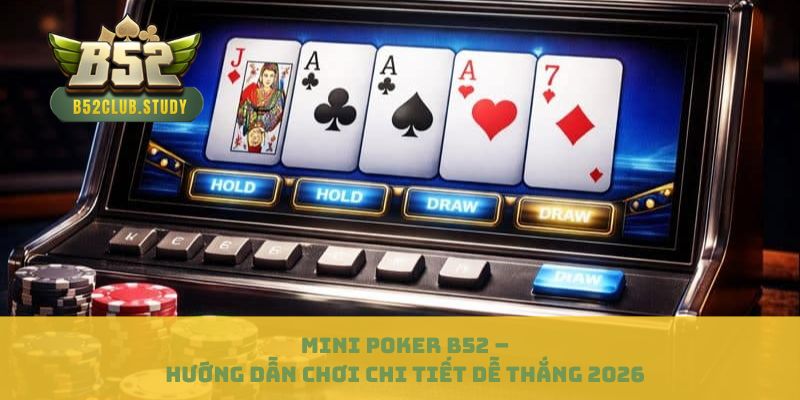 Mini Poker B52 – Hướng Dẫn Chơi Chi Tiết Dễ Thắng 2026 